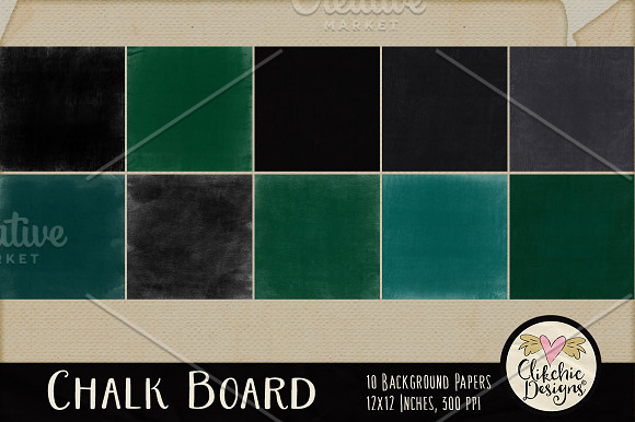 Chalk Board Texture Papers in Textures - product preview 1