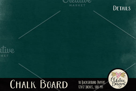 Chalk Board Texture Papers in Textures - product preview 3