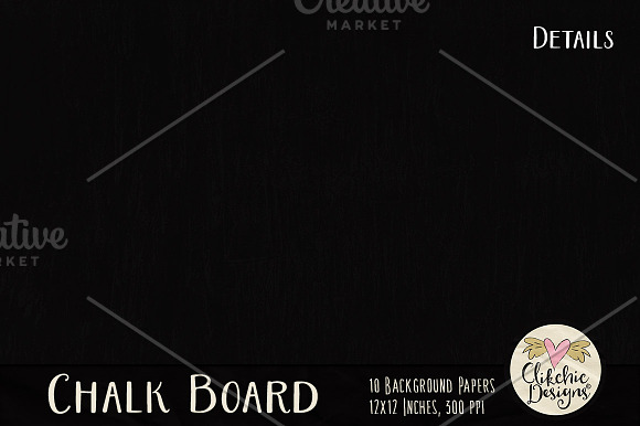 Chalk Board Texture Papers in Textures - product preview 7