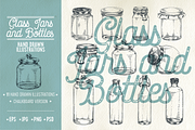 Jars and Bottles illustrations