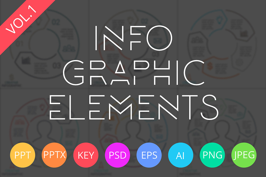 Infographic Elements Vol.1 in Keynote Templates - product preview 8