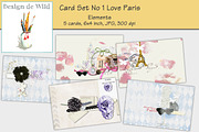 Card Set No 1 Love Paris