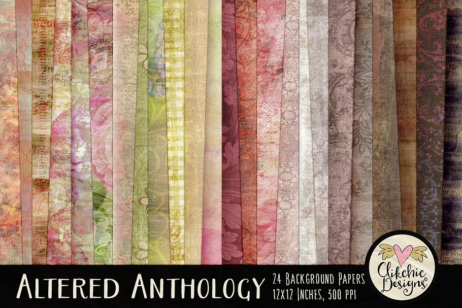 Altered Anthology 24 Shabby Textures