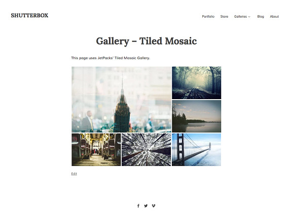 Shutterbox in WordPress Portfolio Themes - product preview 5
