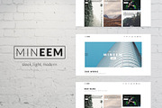 Mineem - Minimal Portfolio/Blog