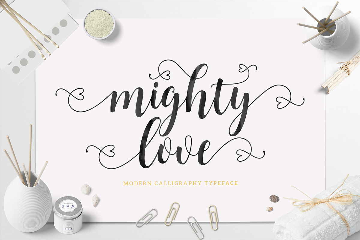 Mighty Love Script in Love Fonts - product preview 8