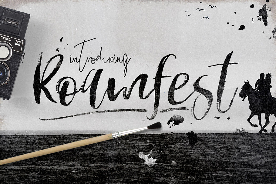 Roamfest Brush Script Font in Fonts - product preview 8