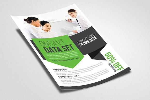 Agency Flyer Template in Flyer Templates - product preview 1