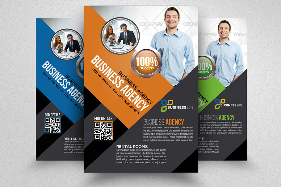 Business Agency Flyer Template in Flyer Templates - product preview 8