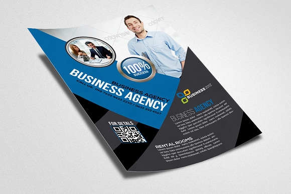 Business Agency Flyer Template in Flyer Templates - product preview 1