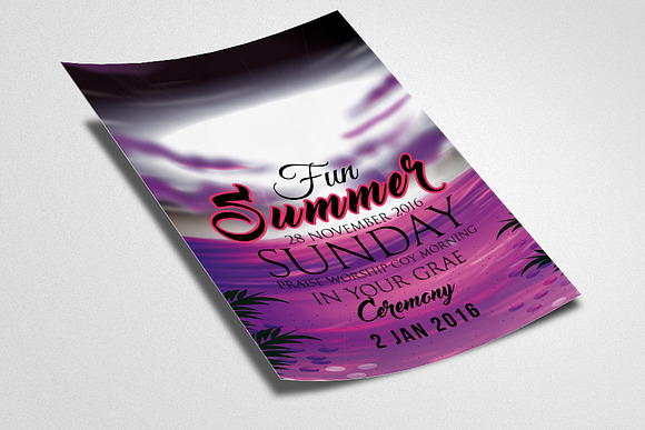 Summer Fun Flyer & Poster in Flyer Templates - product preview 1