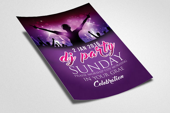 Dj Party Flyer Templates in Flyer Templates - product preview 1
