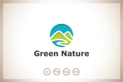 Green Nature Logo Template