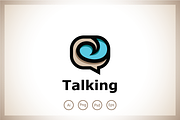 Talking Chat Forum Logo Template