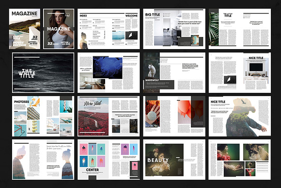 Multipurpose Magazine 7 Template in Magazine Templates - product preview 16