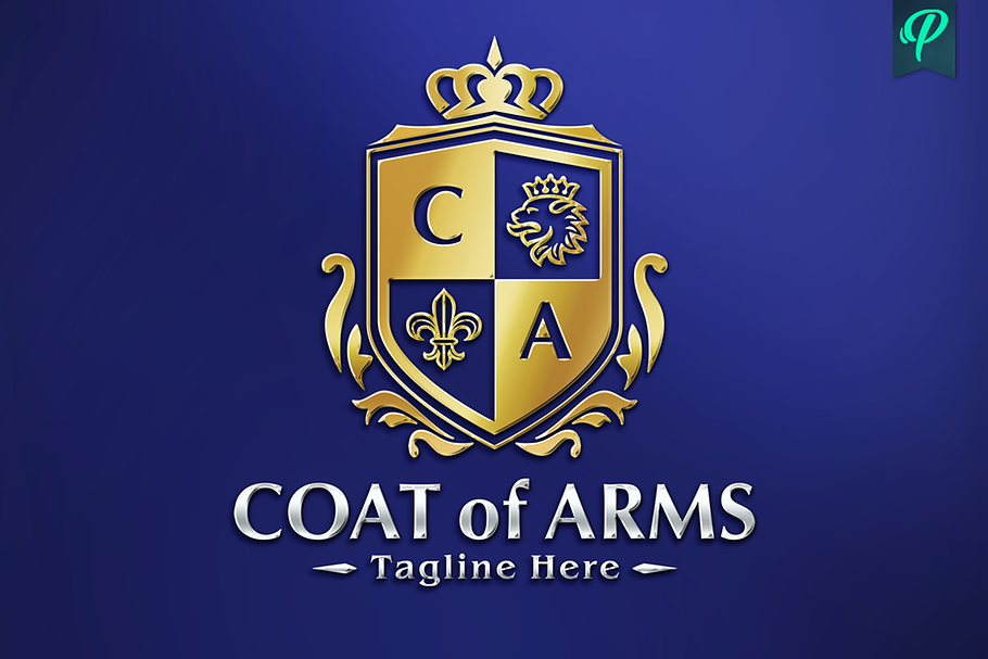 Coat of Arms Logo Template in Logo Templates - product preview 8