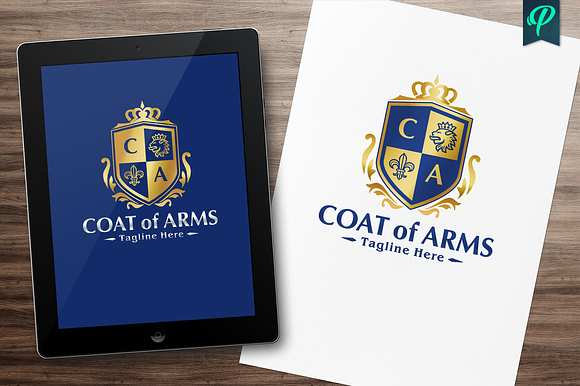Coat of Arms Logo Template in Logo Templates - product preview 1
