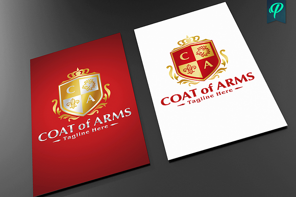 Coat of Arms Logo Template in Logo Templates - product preview 2