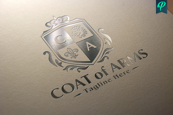 Coat of Arms Logo Template in Logo Templates - product preview 3
