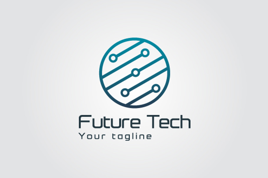 Abstract Technology Logo in Logo Templates - product preview 8