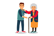 Elder people care and nursing