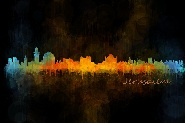 Jerusalem Cityscape Skyline