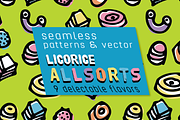 Licorice Handrawn AI Pattern/Vector
