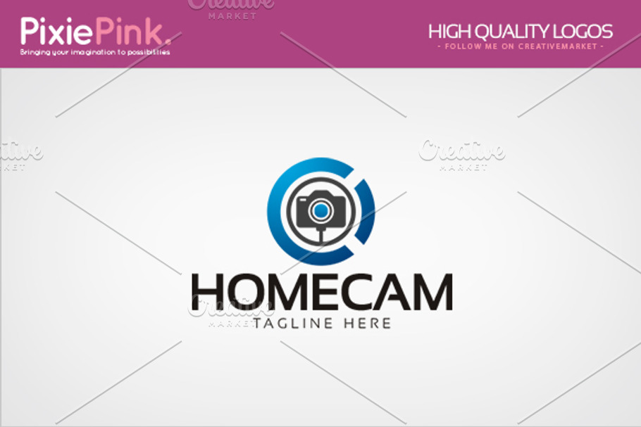 Home Camera Logo Template in Logo Templates - product preview 8