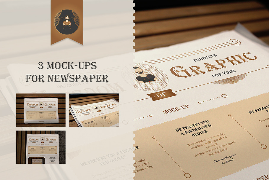 Mock-Up newspaper Vol.1