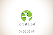 Forest Leaf Logo Template
