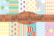Balloon ride, hot air balloons