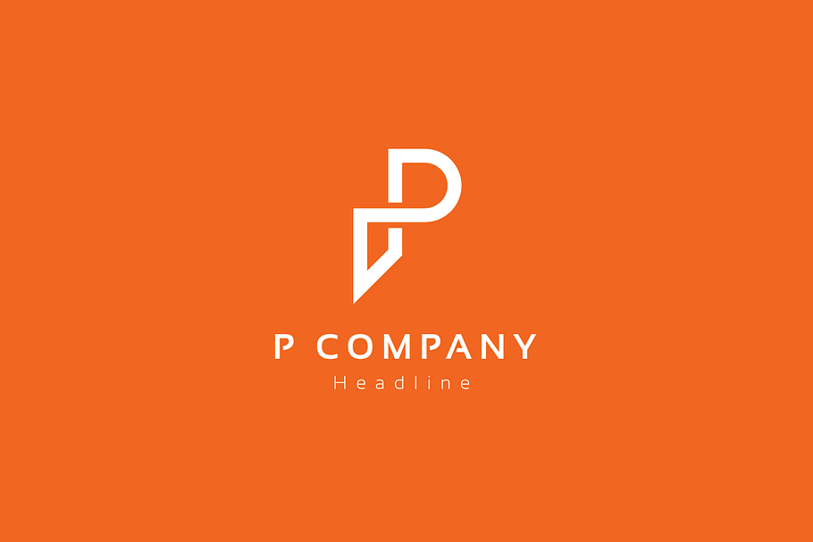 P company logo. in Logo Templates - product preview 8