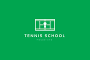 Tennis school logo.