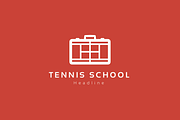 Tennis school logo.