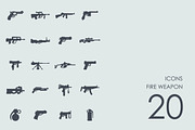 Fire weapon icons