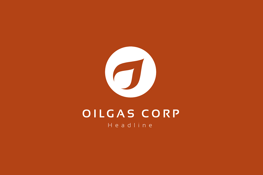 Oilgas corporation logo. in Logo Templates - product preview 8