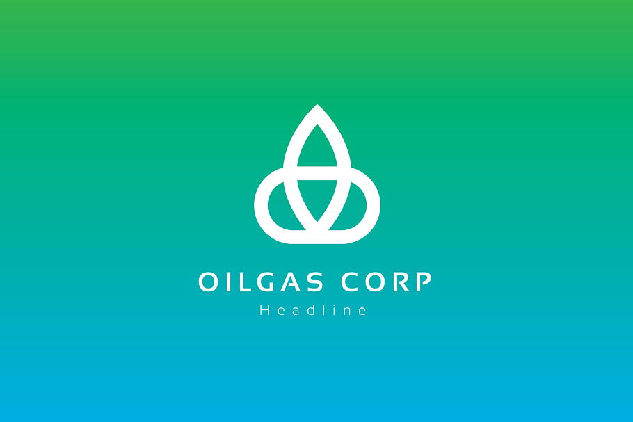 Oilgas corporation logo. in Logo Templates - product preview 8