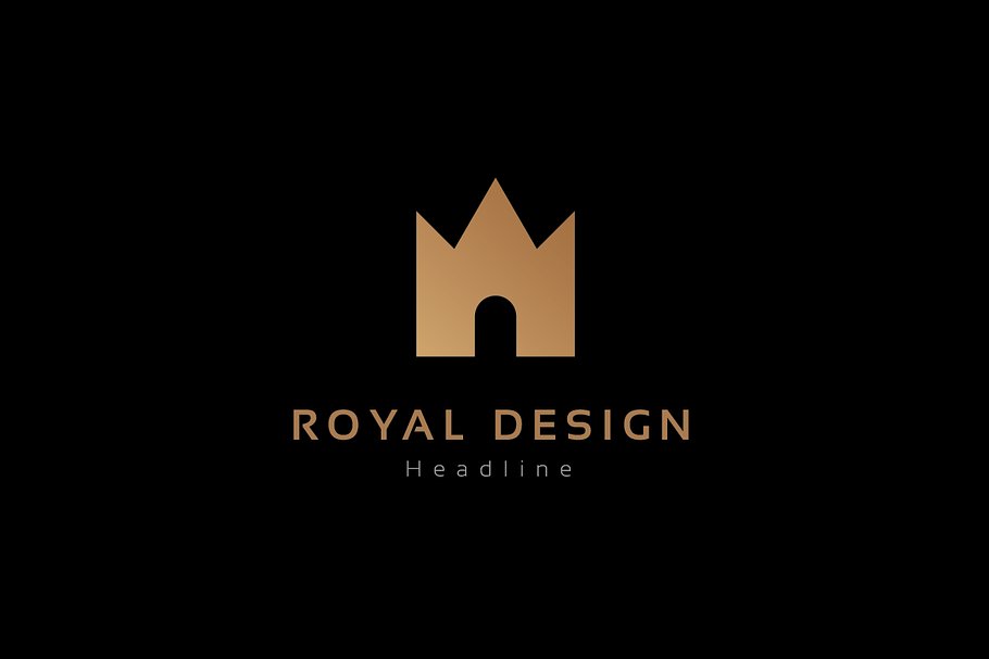 Royal design logo. in Logo Templates - product preview 8