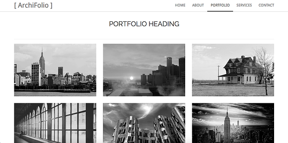 ArchiFolio - Corporate theme in Bootstrap Themes - product preview 1