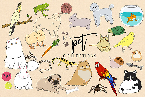 My Pet Collection ~vector & PNG~