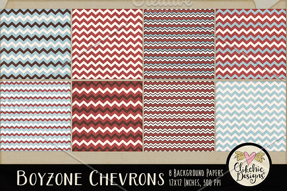 Boyzone Chevron Texture Pack in Textures - product preview 1