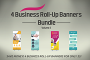 4 Business Roll-Up Banners - SK