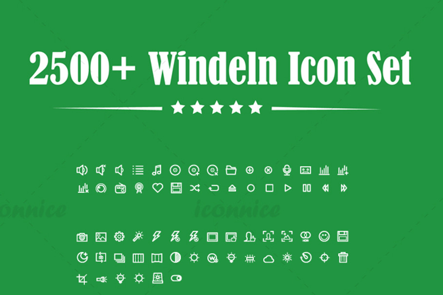 2500+ Windeln Icon Set