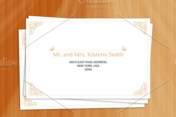 Wedding Envelope Template