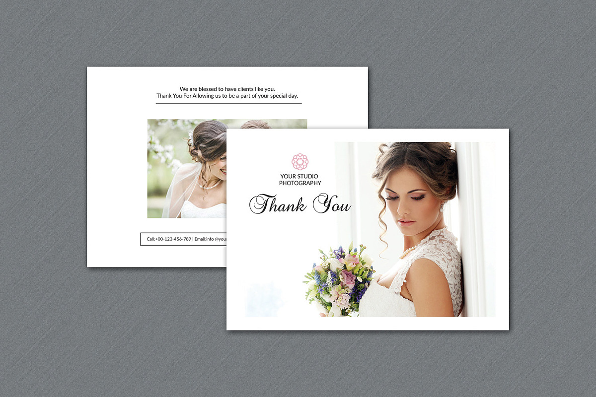 Photographer Thank You Card-V325 in Flyer Templates - product preview 8