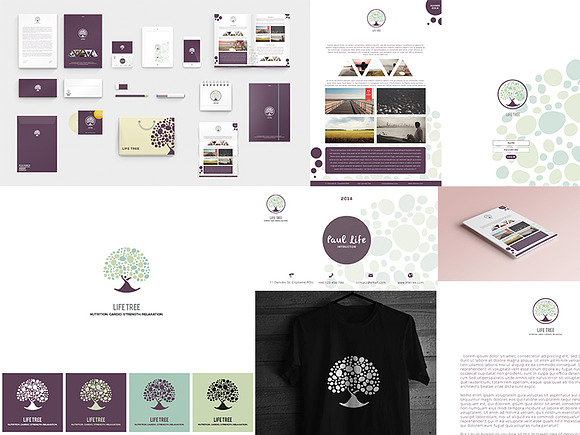 LifeTree - Brand Identity in Branding Mockups - product preview 3