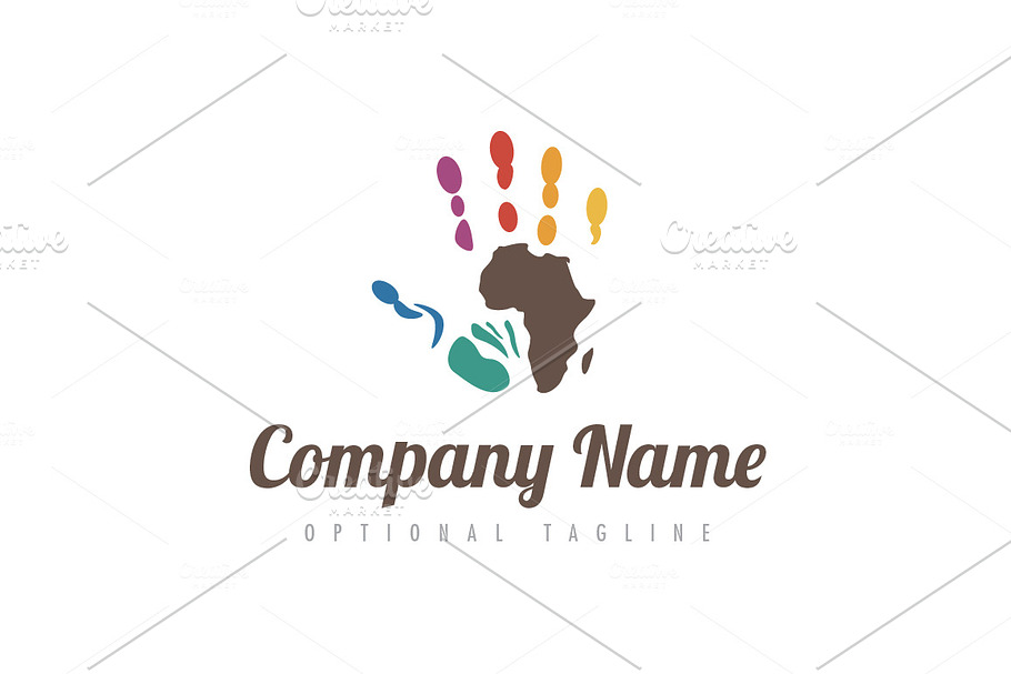 Hands for Africa Logo in Logo Templates - product preview 8