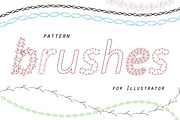 79 Pattern brushes for Illustrator