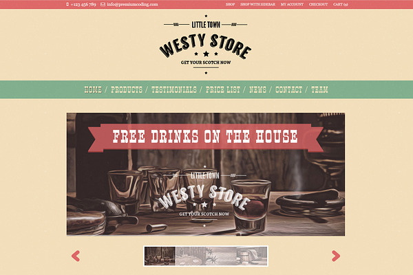 Westy - A cowboy WooCommerce Theme