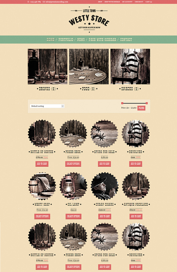Westy - A cowboy WooCommerce Theme in WordPress Commerce Themes - product preview 1
